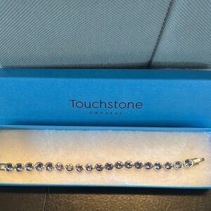 Touchstone Crystal Dark Purple Ice Bracelet